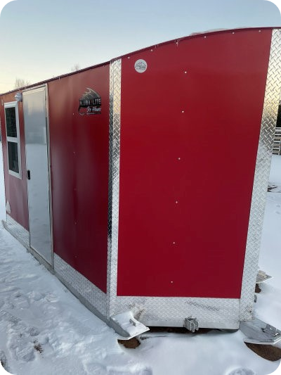 Aluma Lite Skid Ice House Interior