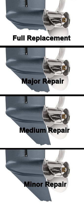 Skeg Repair Levels